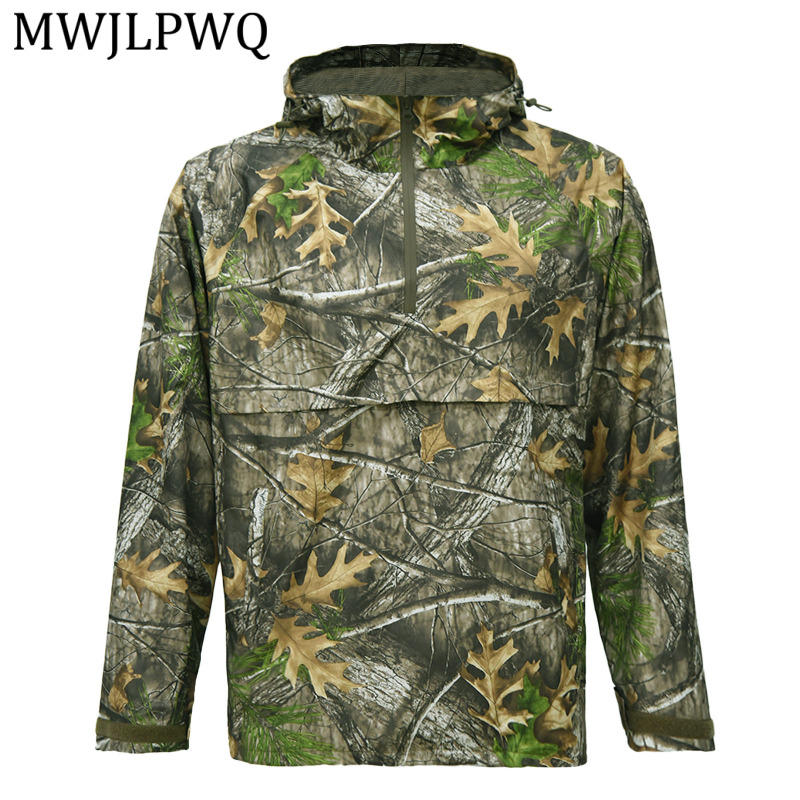 Hunting And Outdoor Shop - MWJLPWQ 屋外バイオニック大型ツリーハンティングウインドブレーカー日焼け防止ジャケットスタイル薄くてゆったりとしたスポーティなユニセックスフィッシングトップ 16621