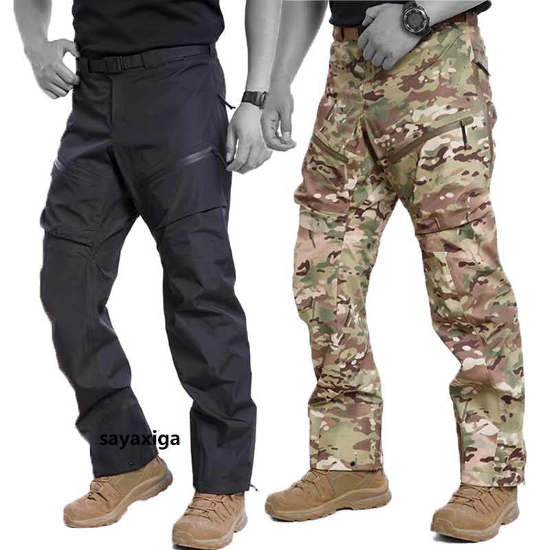 Hunting And Outdoor Shop - タクティカルコンバットパンツ,防水,サイドジッパー,アウトドアハンティング,トレーニング,カモフラージュ,2024