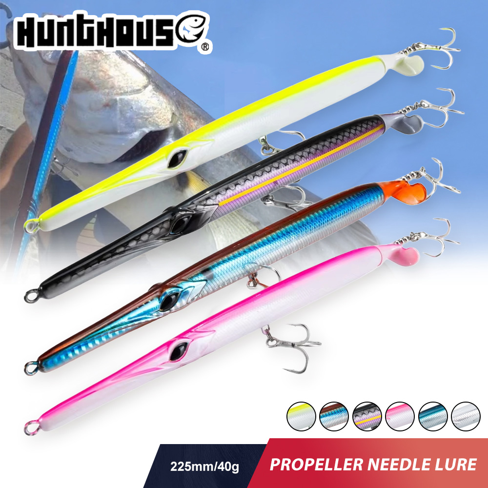 Hunting Quotes - ハントハウス 4/5個入り プロペラニードルルアー 225mm 40g フローティングペンシルフィッシングルアー