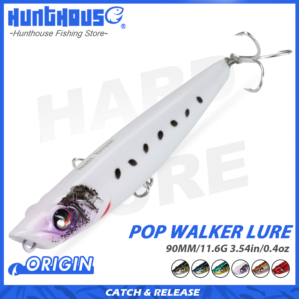 Hunting Quotes - Hunthouse ポップウォーカー鉛筆釣りルアーフローティングハードベイトトップウォーター 90 ミリメートル/11.6 グラム表面ポッパー WTD