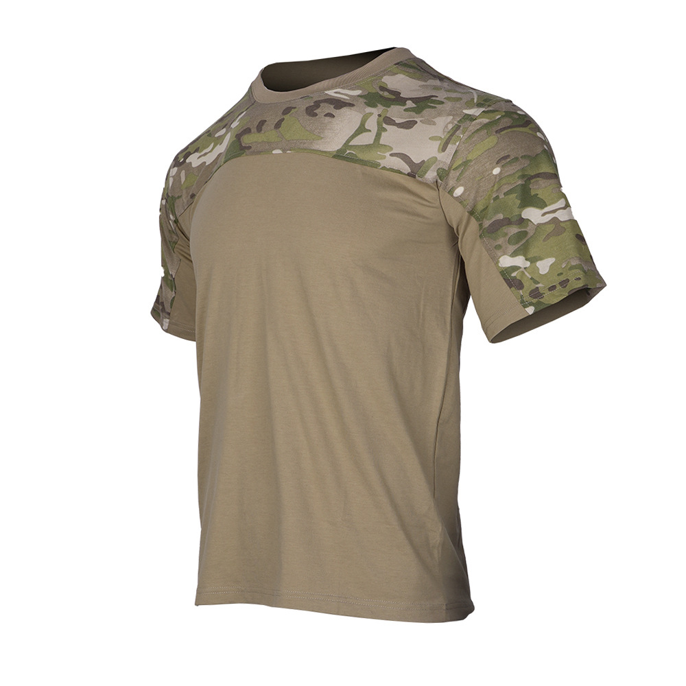 Outdoor Hunting Fabric - 男性用の通気性のあるTシャツ,戦術的な戦闘のTシャツ,狩猟服,トレーニング服,屋外での使用