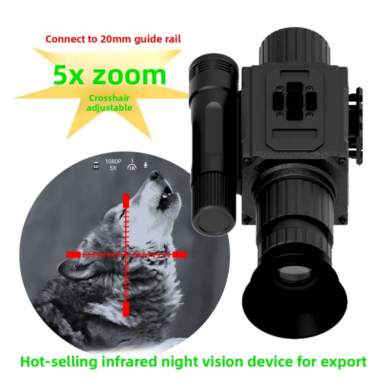 Outdoor Hunting Videos - 屋外狩猟用望遠鏡 NK008 赤外線HDカメラ ビデオ暗視装置 ❄️