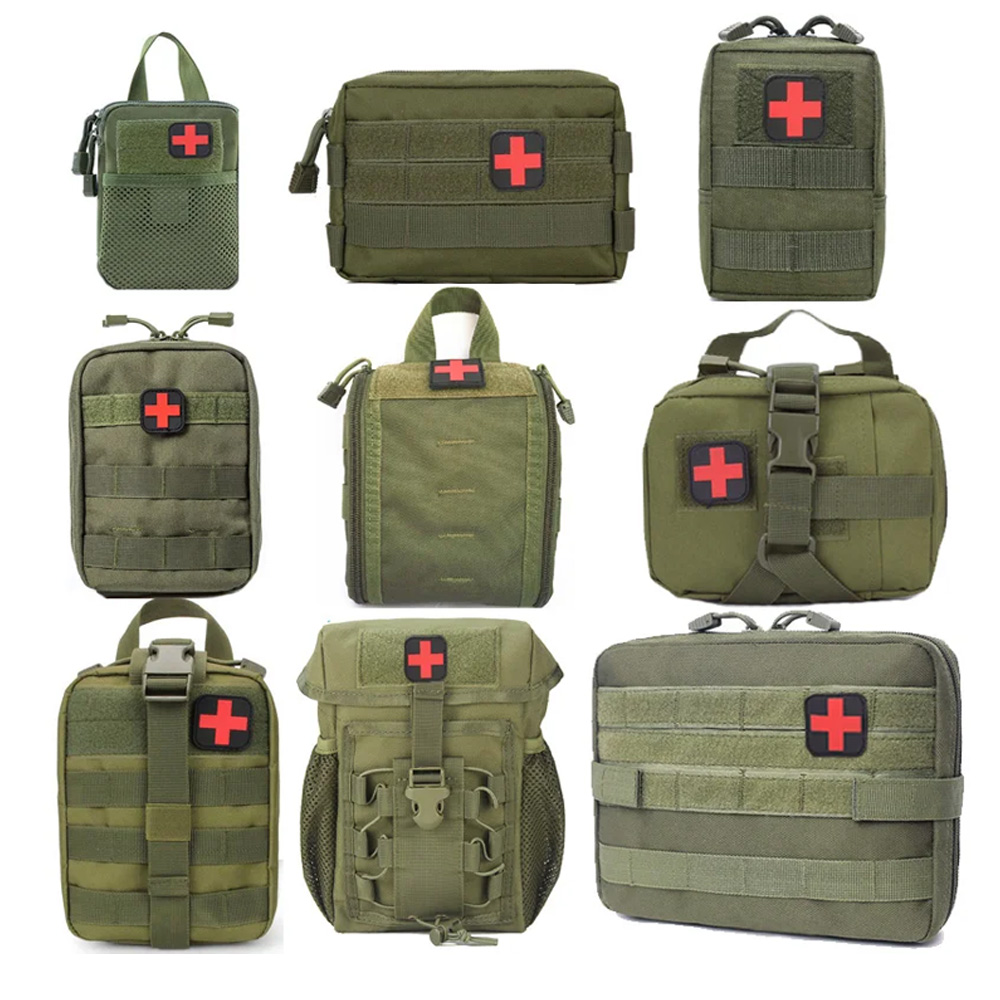 Field Dressing Kit - アウトドアキャンプ外傷応急処置キット多機能機器サバイバルツールキット荒野サバイバル緊急キット