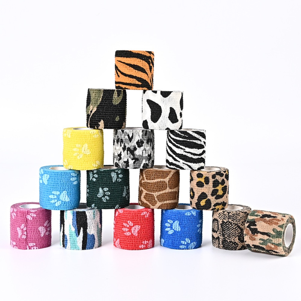 Outdoor Hunting Fabric - 10 個迷彩目に見えないテープ迷彩フォーム再利用可能な自己粘着迷彩狩猟ライフル生地テープラップ屋外キャンプアクセサリー