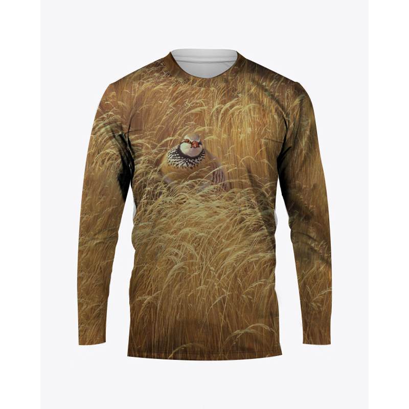 Hunting Quail - 迷彩狩猟動物ウズラ 3D プリント Tシャツ男性女性ファッション長袖 Tシャツ特大プルオーバー Tシャツトップス衣類