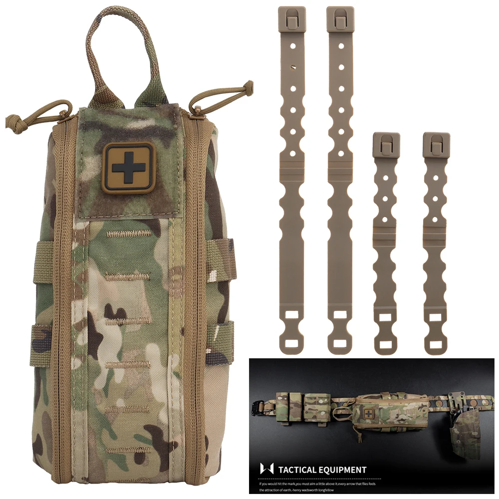 Outdoor Hunting Fabric - 戦術的な応急処置キット,ベルトバッグ,ハンティングベスト,プレートホルダー,アウトドアギア,クイックレスポンス,医療ポーチ