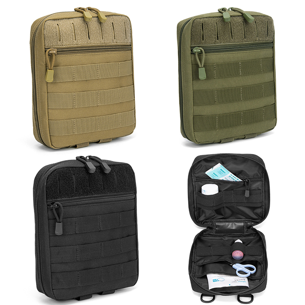 Field Dressing Kit - 戦術的なモール EDC ポーチ屋外応急処置キットポーチウエストパック緊急ユーティリティツールポーチ狩猟バッグキャンプハイキング用