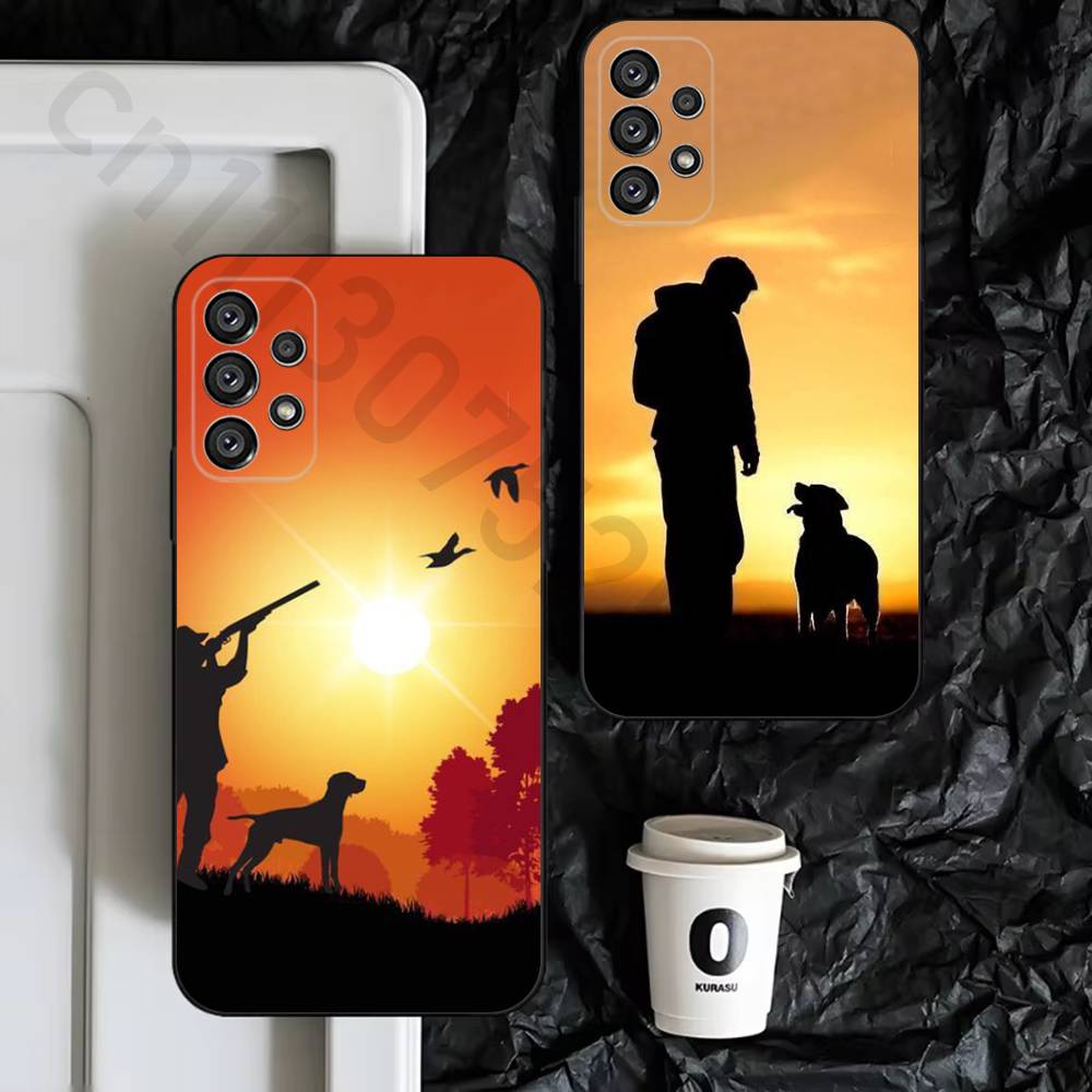 Hunting Quotes - ハンター犬柄スマホケース Samsung S25 S24 S23 FE
