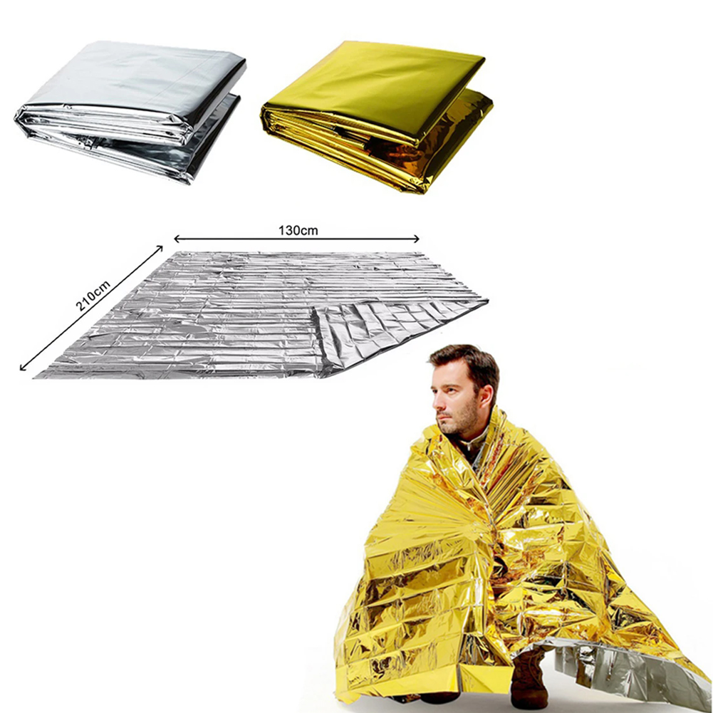 Field Dressing Kit - 屋外低温レスキュー応急処置キット断熱ブランケットキャンプ場維持ホイルポリエステルフィルム救命暖かい断熱