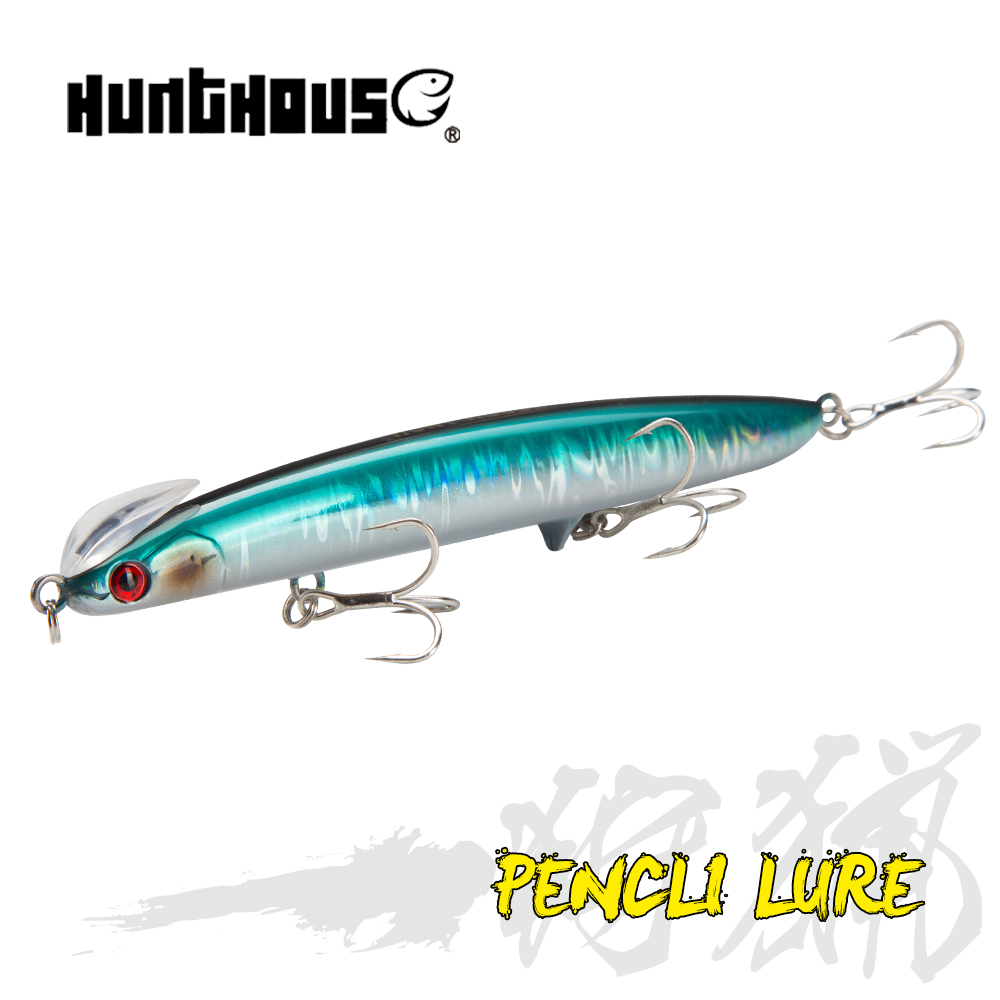 Hunting Quotes - ハントハウス-表面釣り用のシンキングベイト,魚を捕まえるためのルアー,長距離キャスティング,ウォブラー付き,125/38g