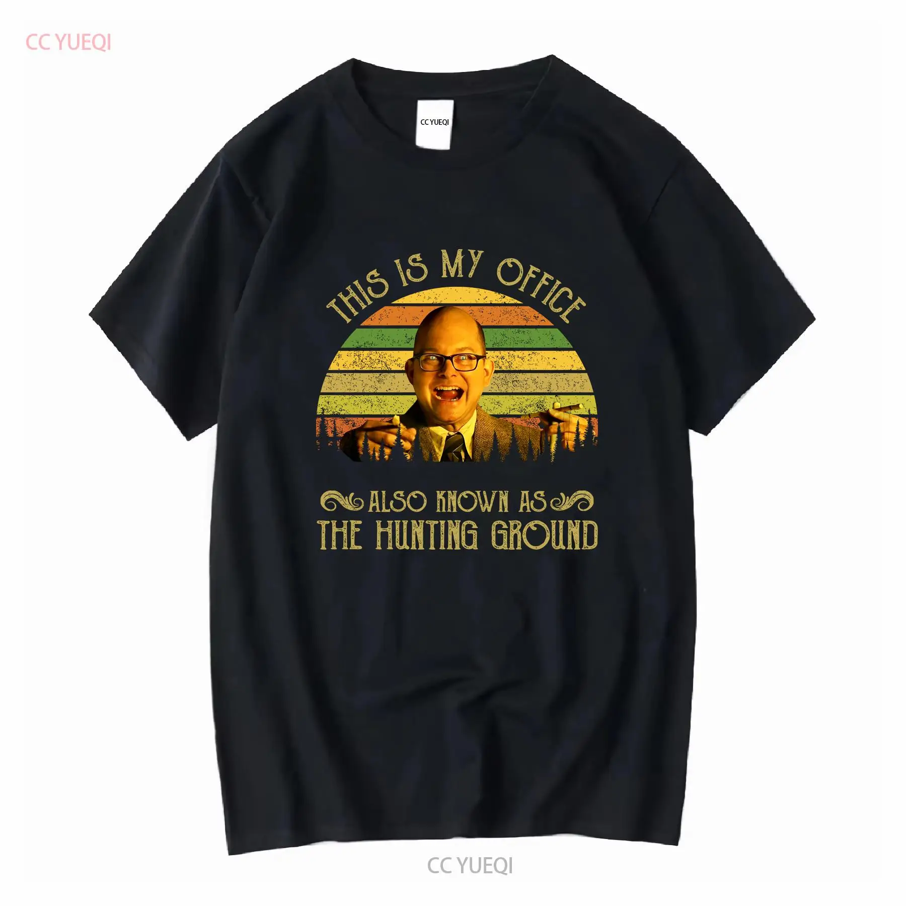 Hunting Quotes - コリン・ロビンソン これは私のオフィスとも呼ばれます ハンティンググラウンド ヴィンテージ Tシャツ 映画の引用