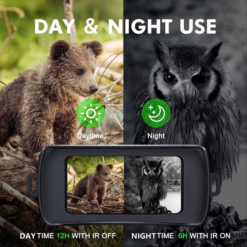 屋外望遠鏡、狩猟観察、写真撮影およびビデオ録画、高精細赤外線 - Outdoor Hunting Videos のレビューと価格
