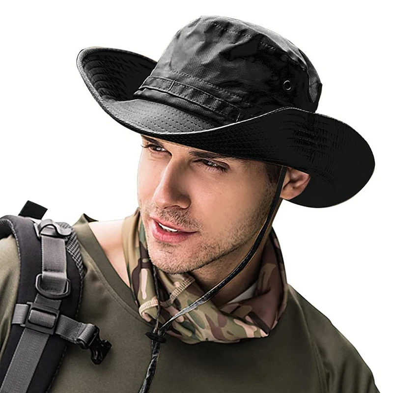 ユニセックス サンハット アウトドア 釣り ハイキング ハン - Hunting And Outdoor Shop のレビューと価格