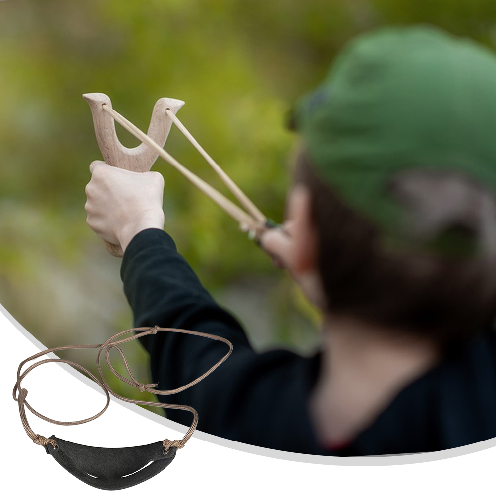 手作り革製シェパードスリング、昔ながらのスリングショット、ア - Outdoor Hunting Launcher のレビューと価格