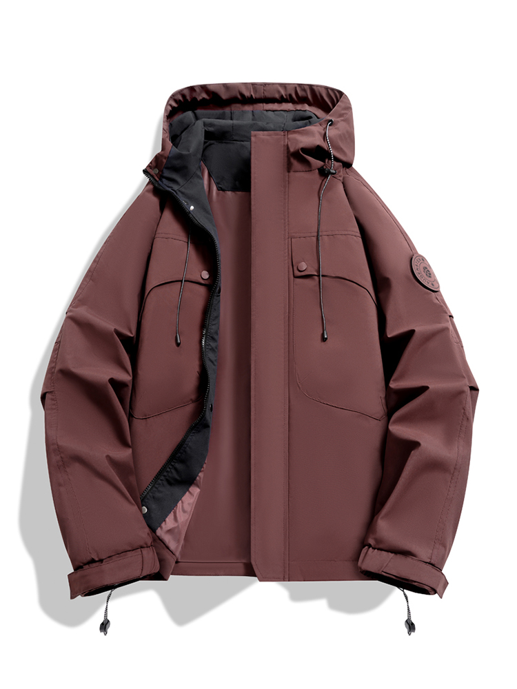 秋の防水ハイキングジャケット男性フード付き狩猟ランニングトレ - Hunting And Outdoor Shop のレビューと価格