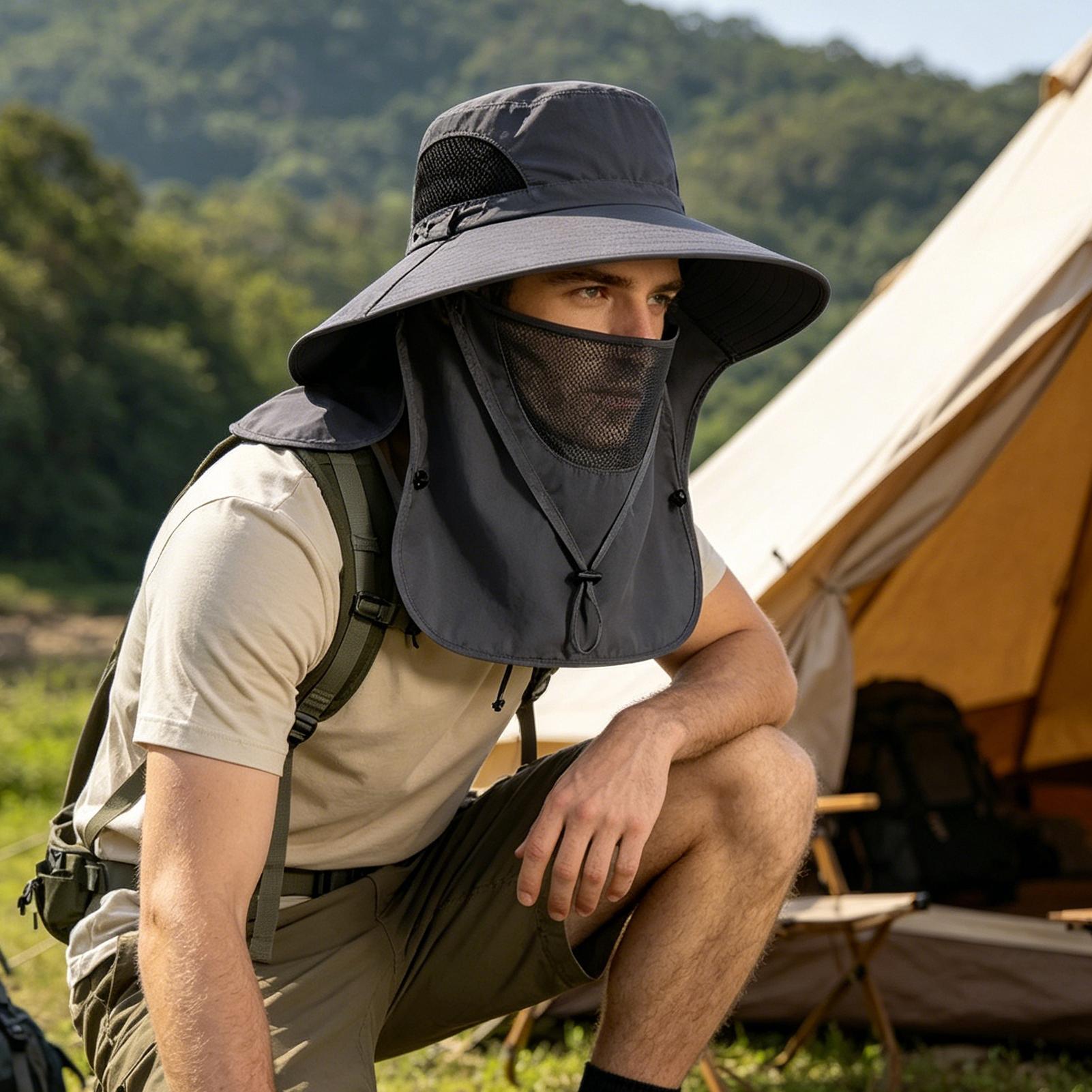 夏の日よけ帽子 UVカット アウトドア ハンティング フィッ - Hunting Outdoor Hats のレビューと価格
