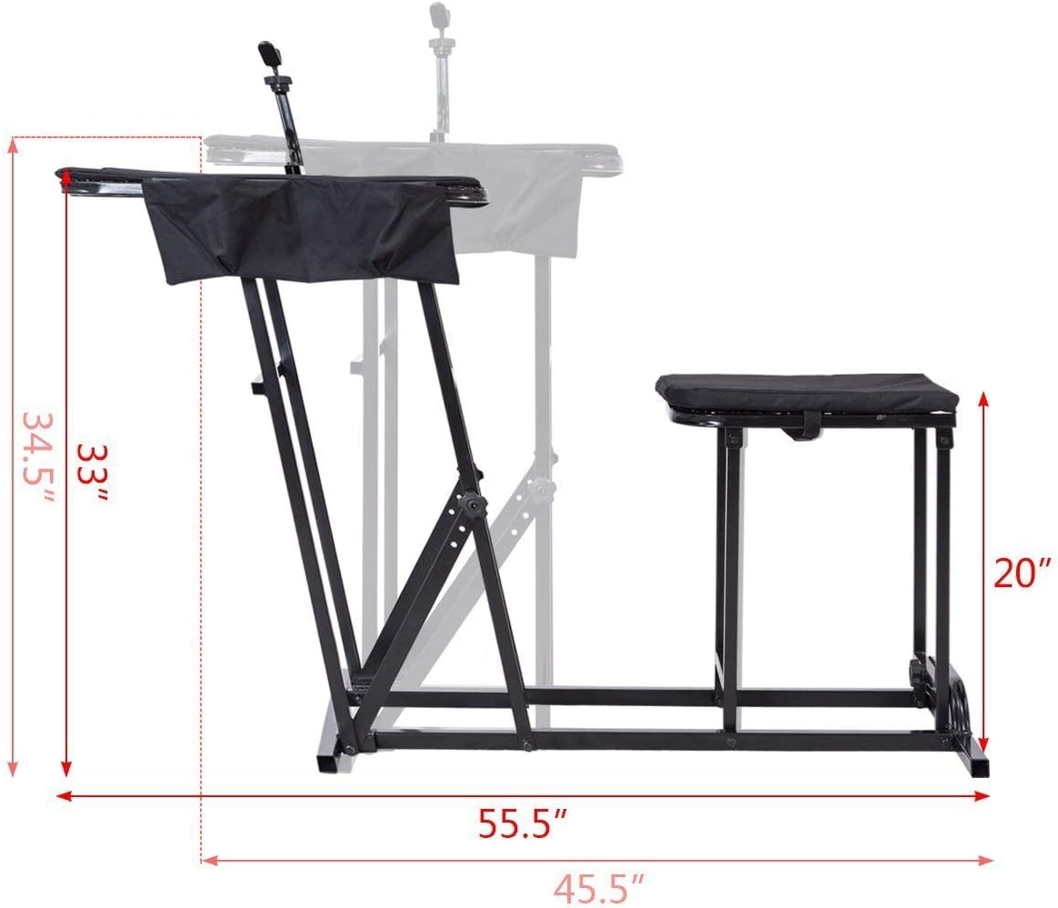 折りたたみ式射撃台 高さ調節可能な射撃ベンチ パッド入りシー - Outdoor Hunting Table のレビューと価格