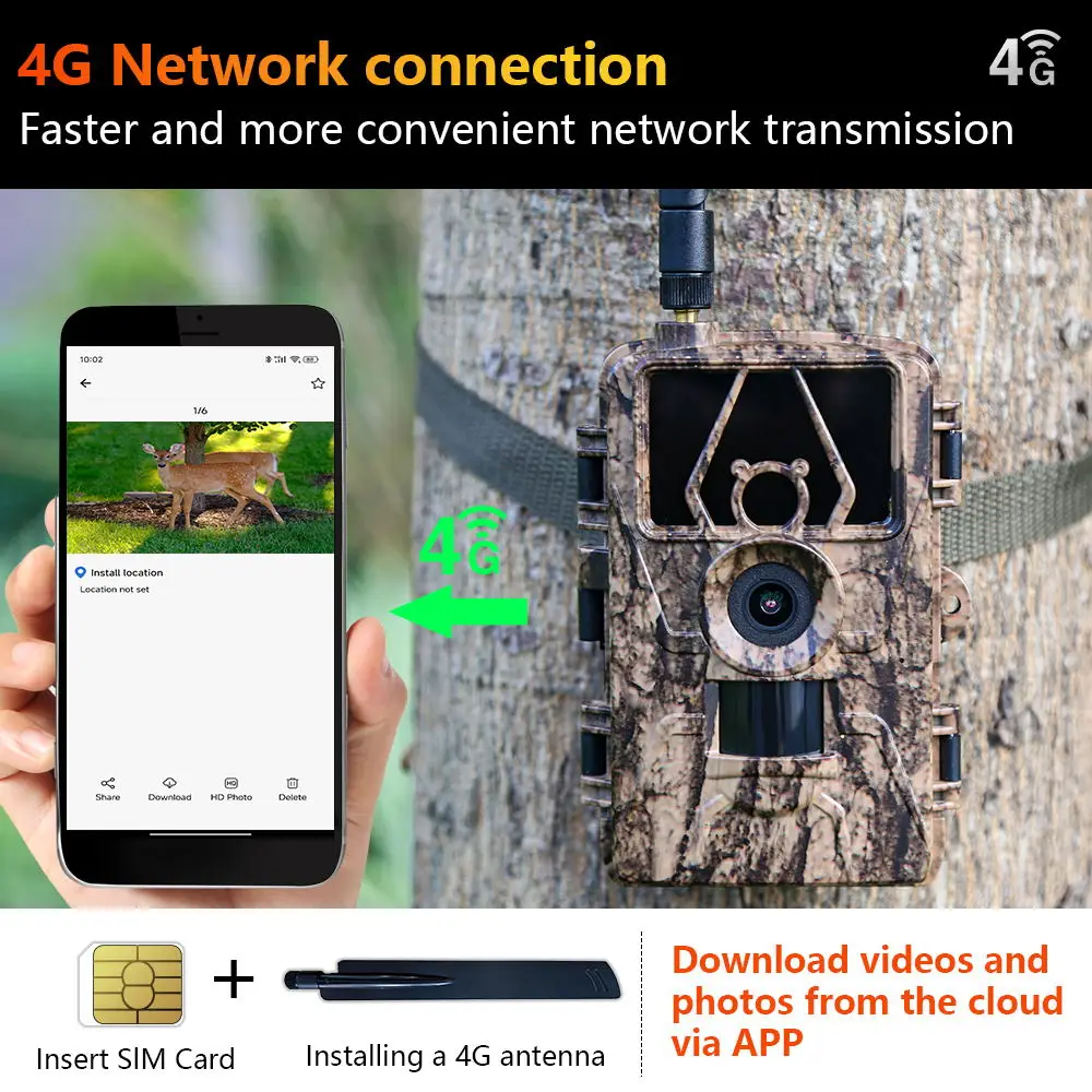 監視用赤外線カメラ,wifiアプリケーションによる制御,屋外 - Outdoor Hunting Videos のレビューと価格