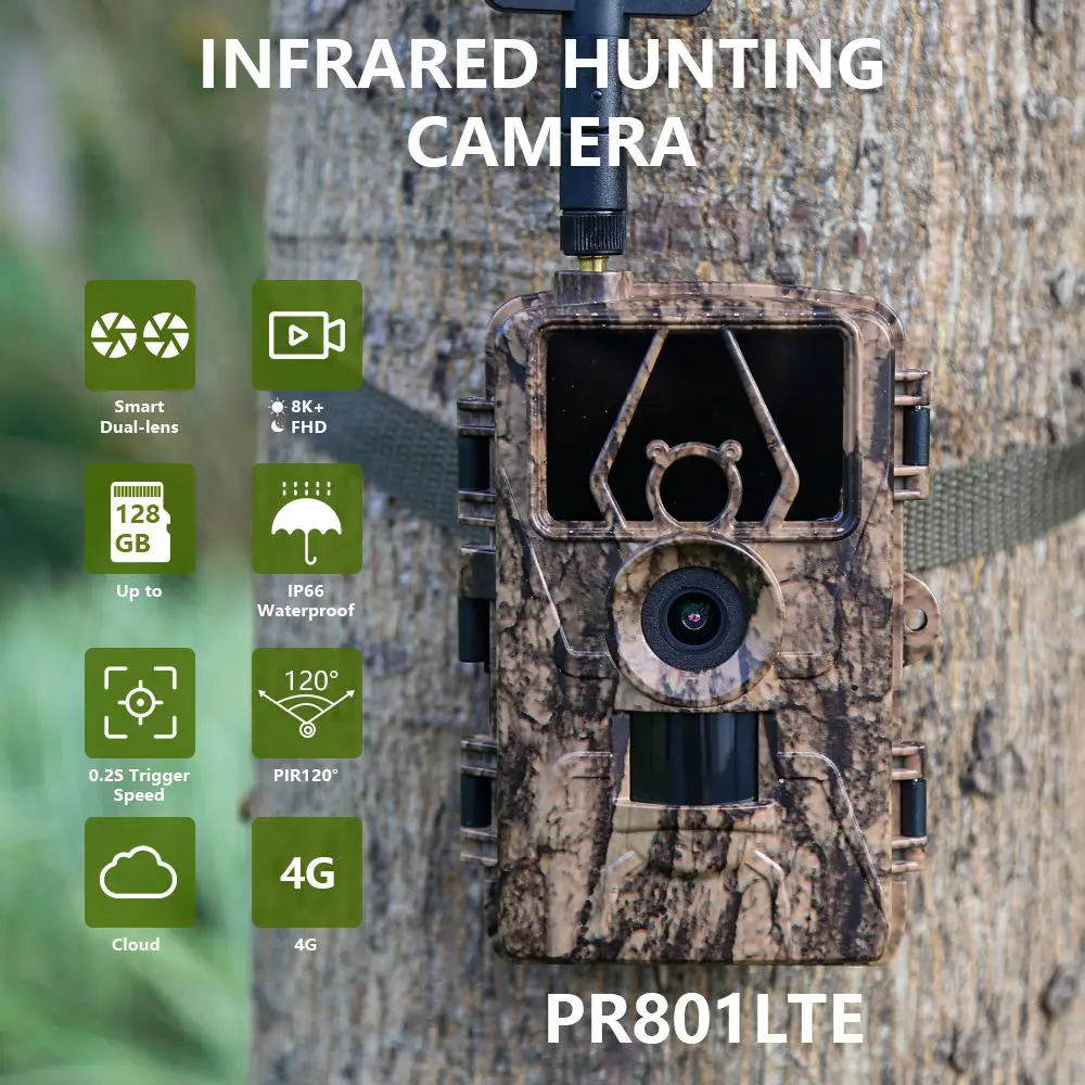 監視用赤外線カメラ,wifiアプリケーションによる制御,屋外 - Outdoor Hunting Videos のレビューと価格