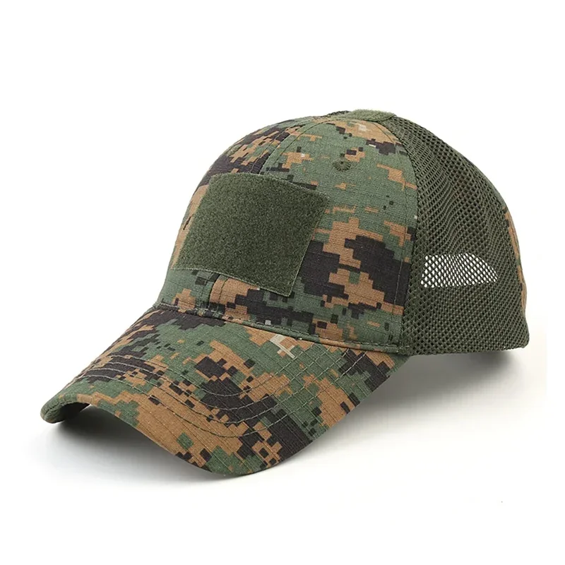 2026 NEWアウトドアマルチカム迷彩調整可能キャップメッ - Hunting Outdoor Hats のレビューと価格