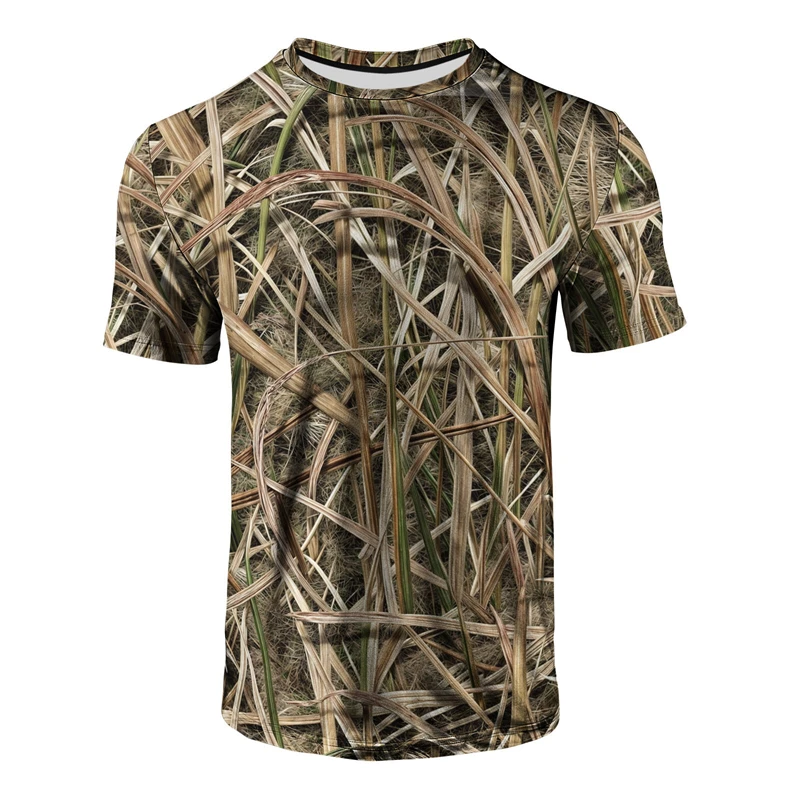 メンズ グラスカモフラージュプリント Tシャツ カジュアル  - Hunting And Outdoor Shop のレビューと価格