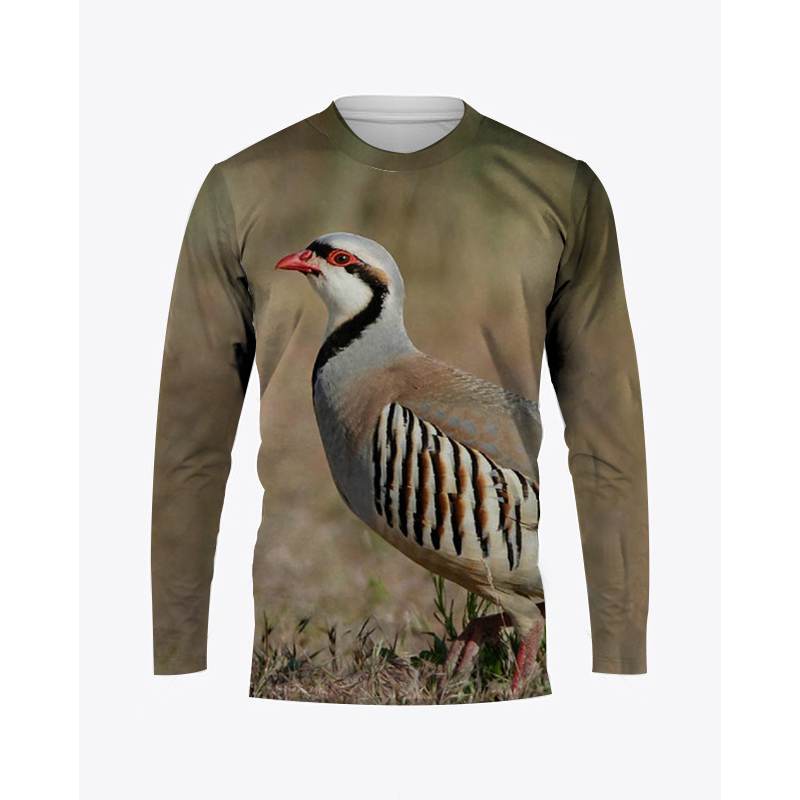 男性用長袖ラウンドネックセーター,カジュアルなカモフラージュ - Hunting Quail のレビューと価格