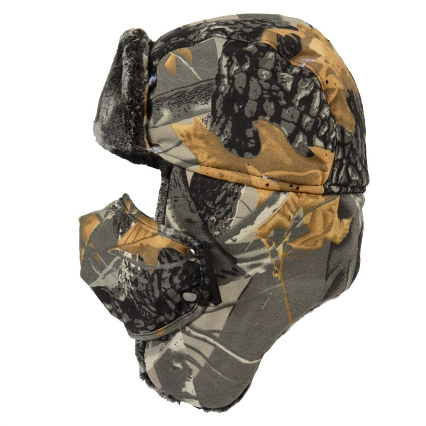 冬のメンズ迷彩厚いハンティングハットマスク付きアウトドア女性 - Hunting Outdoor Hats のレビューと価格