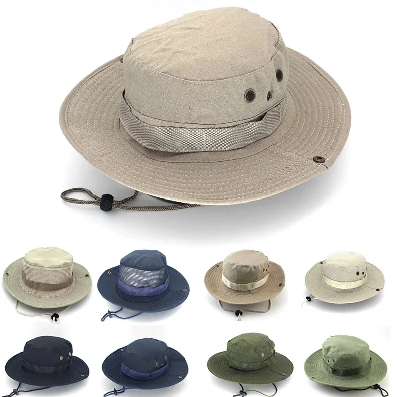 男性 & 女性太陽の帽子迷彩キャップアウトドアスポーツ太陽バ - Hunting Outdoor Hats のレビューと価格
