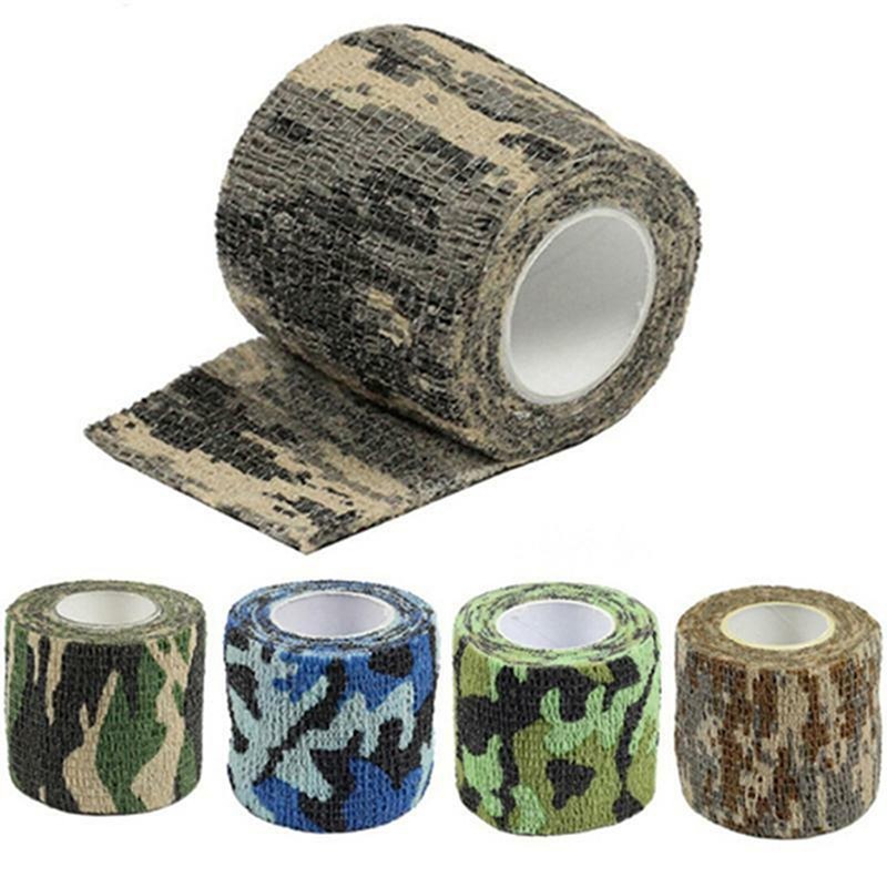 1pc 迷彩インビジブルテープ迷彩フォーム再利用可能な自己粘 - Outdoor Hunting Fabric のレビューと価格