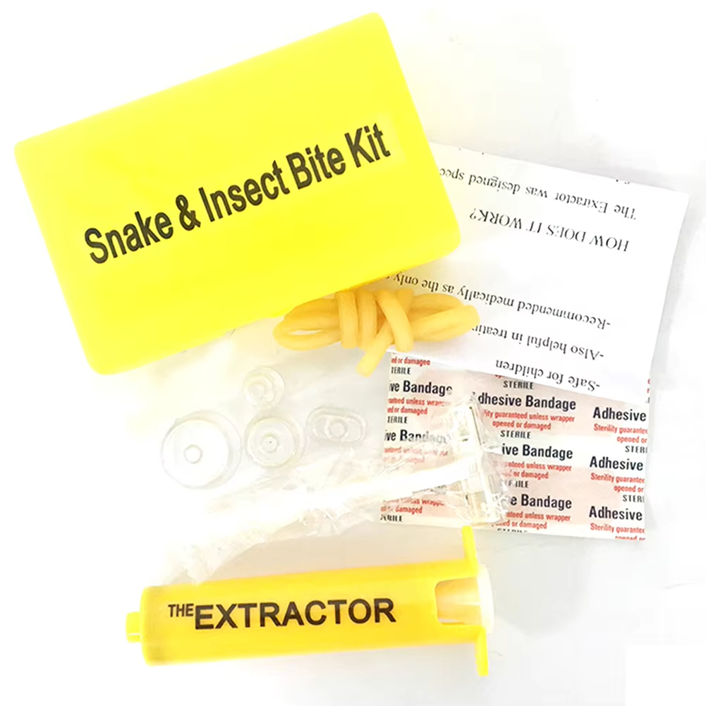 毒吸引器真空ポンプ：屋外緊急時用、蛇の噛み傷、蜂やスズメバチ - Field Dressing Kit のレビューと価格