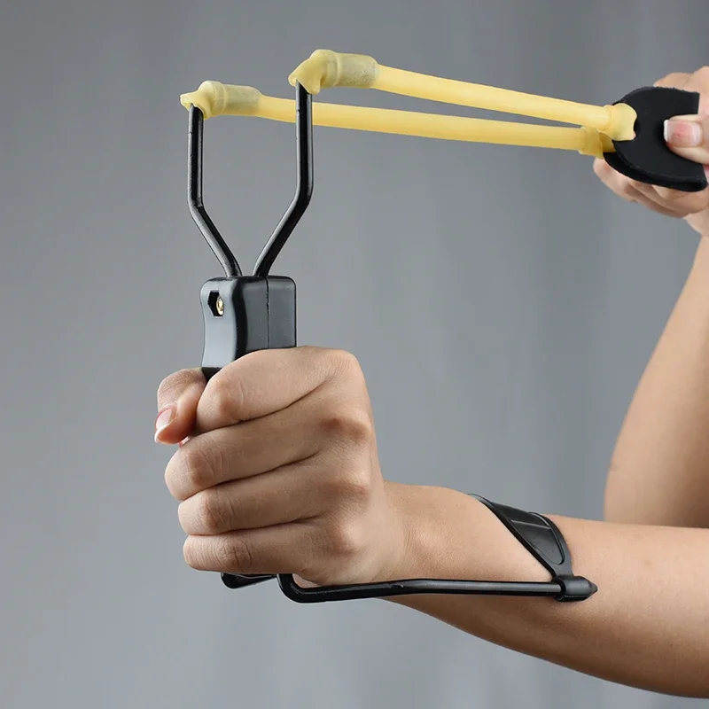手首サポートスリングショット折りたたみアシストスリングショッ - Outdoor Hunting Launcher のレビューと価格