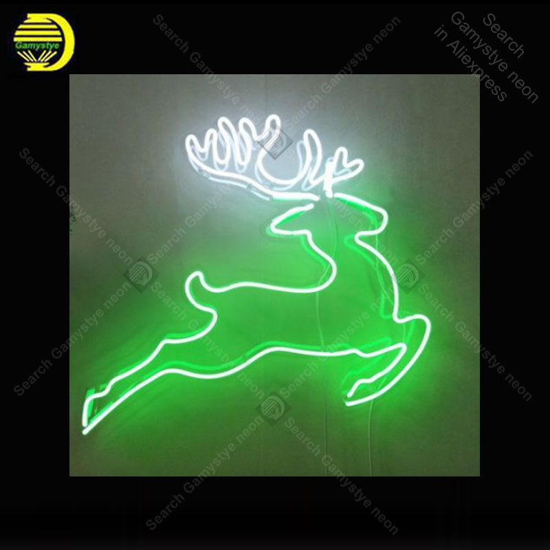鹿のためのネオンライトアップウォールサイン,ランニングショッ - Hunting And Outdoor Shop のレビューと価格