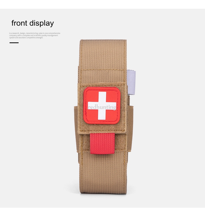 戦術的な止血帯ポーチホルダー狩猟外傷医療剪断ポーチ屋外弾性止 - Field Dressing Kit のレビューと価格