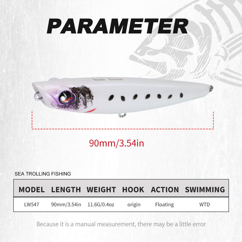 Hunthouse ポップウォーカー鉛筆釣りルアーフローティ - Hunting Quotes のレビューと価格
