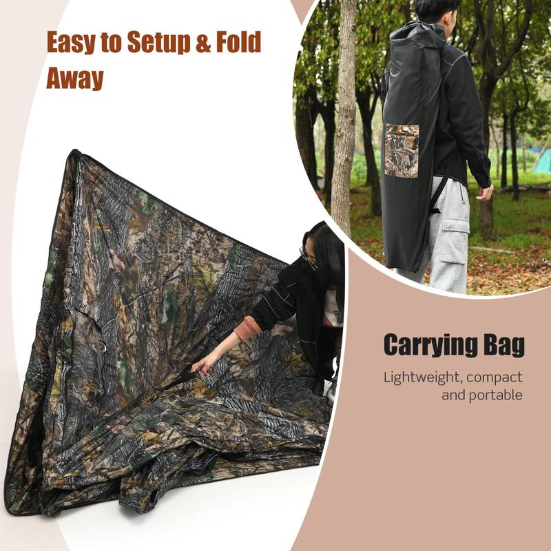 鹿やアンテロープ用の地釘と固定具付きポータブルハンティングブ - Hunting & Outdoor Supplies のレビューと価格