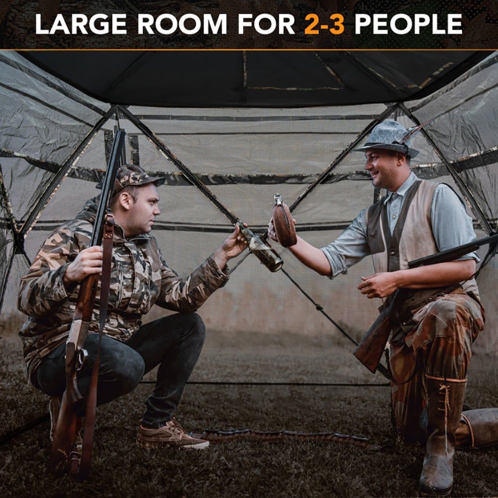 5-in-1着脱式ハンティングブラインド、天窓付き2～3人用 - Hunting & Outdoor Supplies のレビューと価格