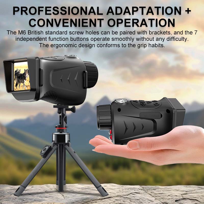 ZIYOUHU NV380 HD赤外線暗視単眼鏡、ビデオ録画 - Outdoor Hunting Videos のレビューと価格