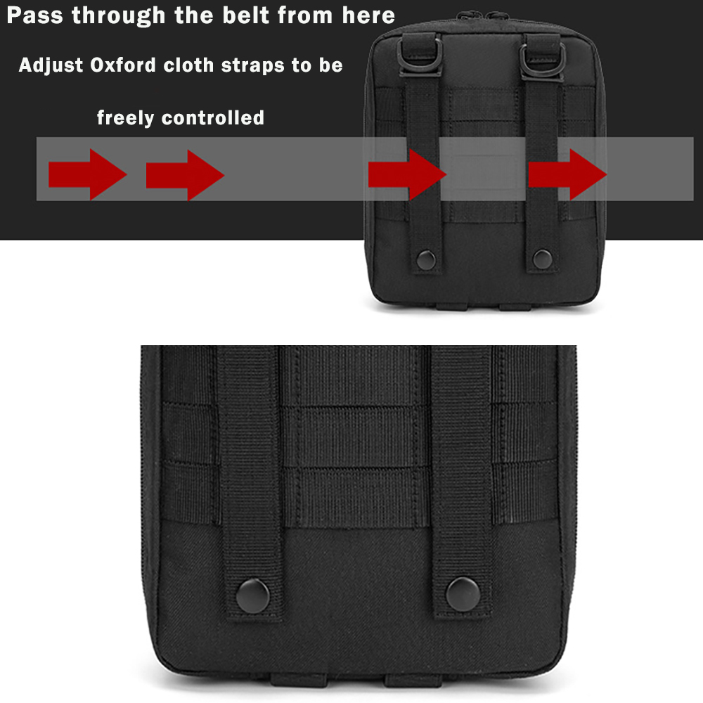 戦術的なモール EDC ポーチ屋外応急処置キットポーチウエス - Field Dressing Kit のレビューと価格