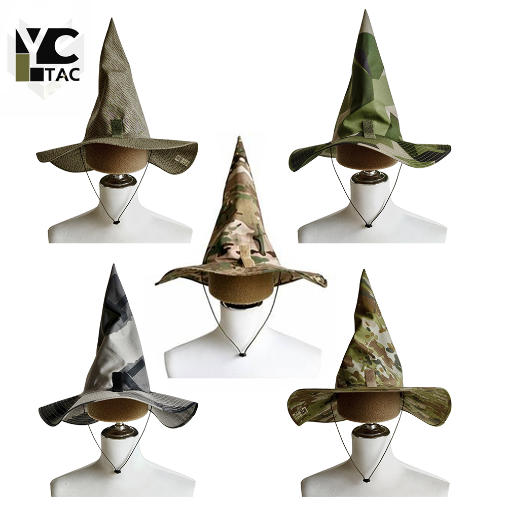 YCTAC 迷彩ウィザードハット戦術ブーニーハット迷彩エアソ - Hunting Outdoor Hats のレビューと価格