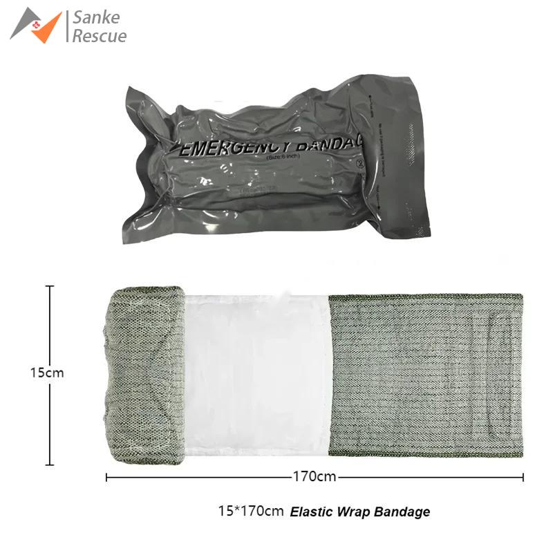 緊急応急処置外傷キット イスラエル包帯付き アウトドアキャン - Field Dressing Kit のレビューと価格