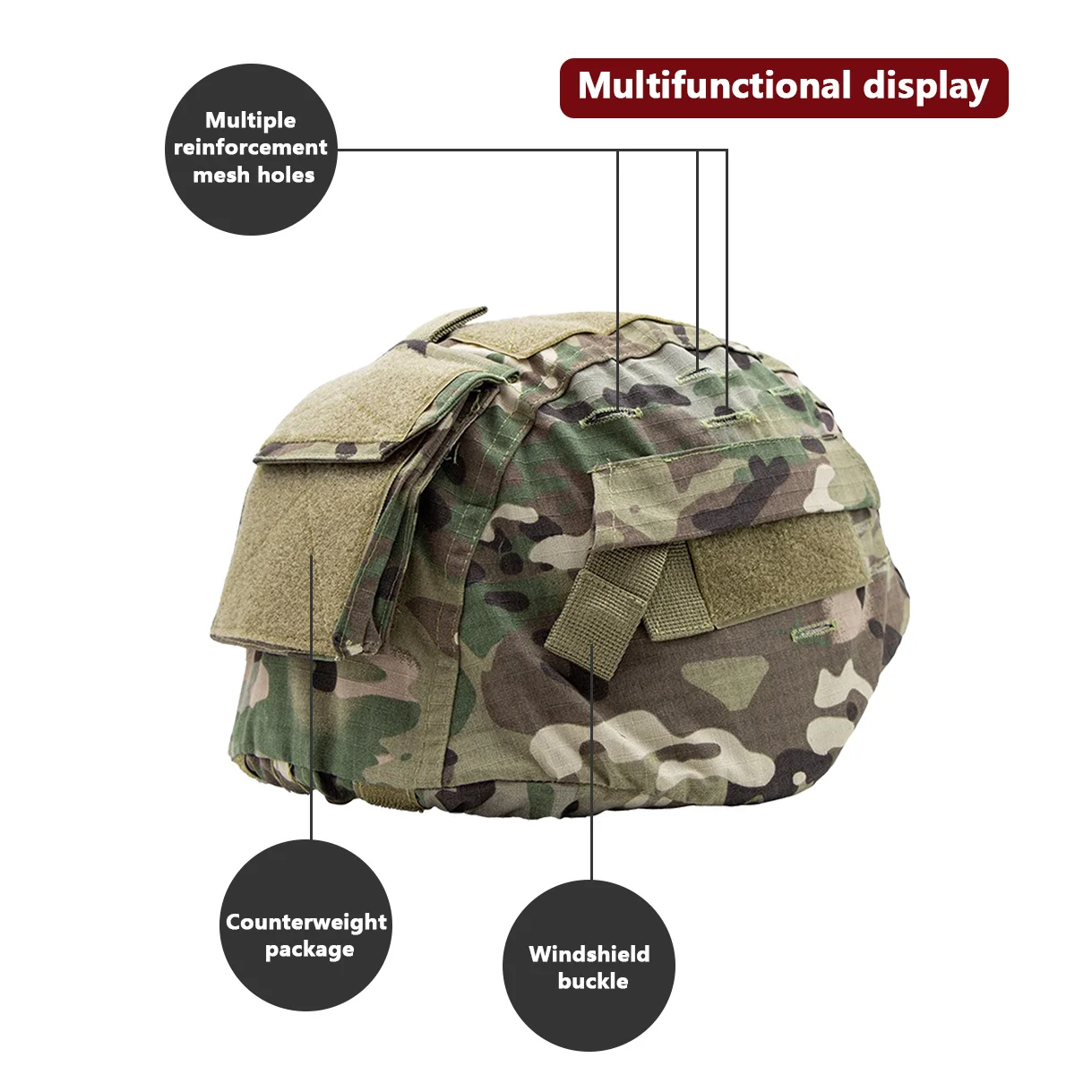 ヘルメット迷彩カバー MICH 2000 ヘルメット用 CS - Hunting And Outdoor Shop のレビューと価格