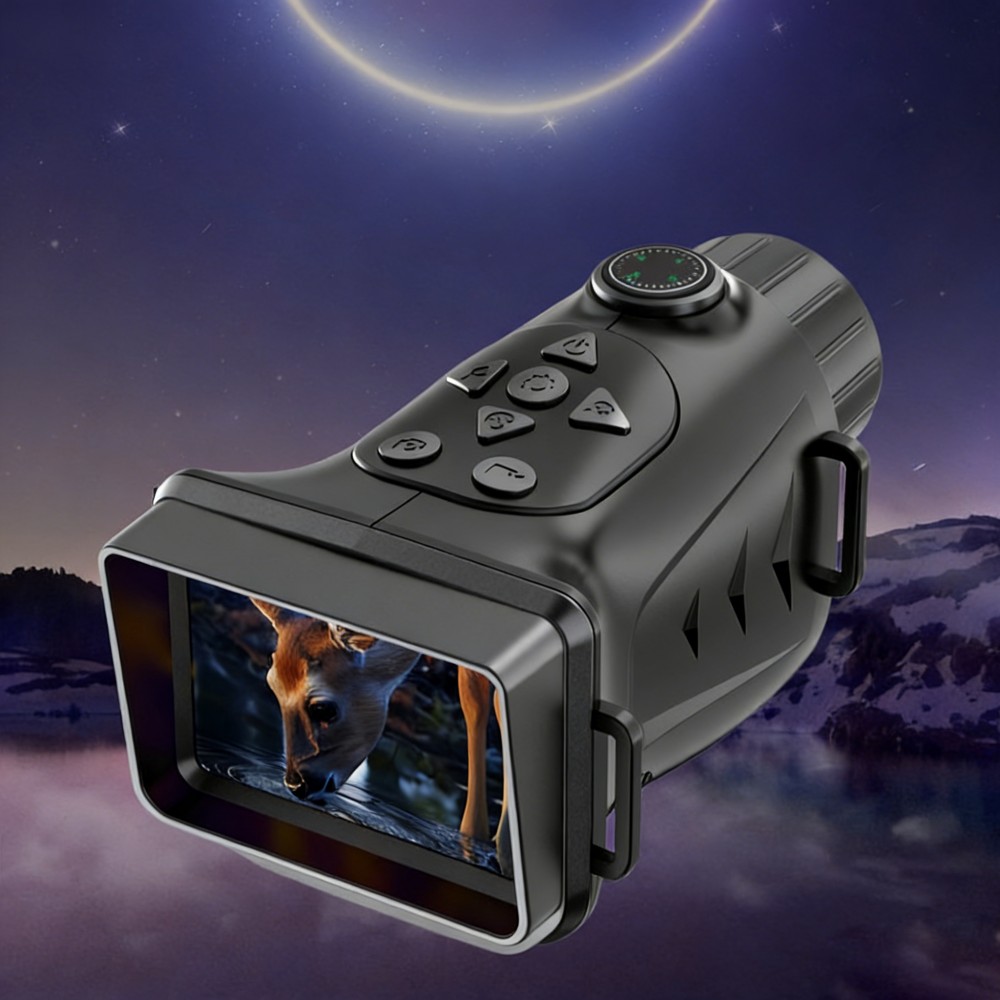 4K赤外線単眼鏡暗視装置、18倍光学ズーム＆Wi-Fi搭載、 - Outdoor Hunting Videos のレビューと価格