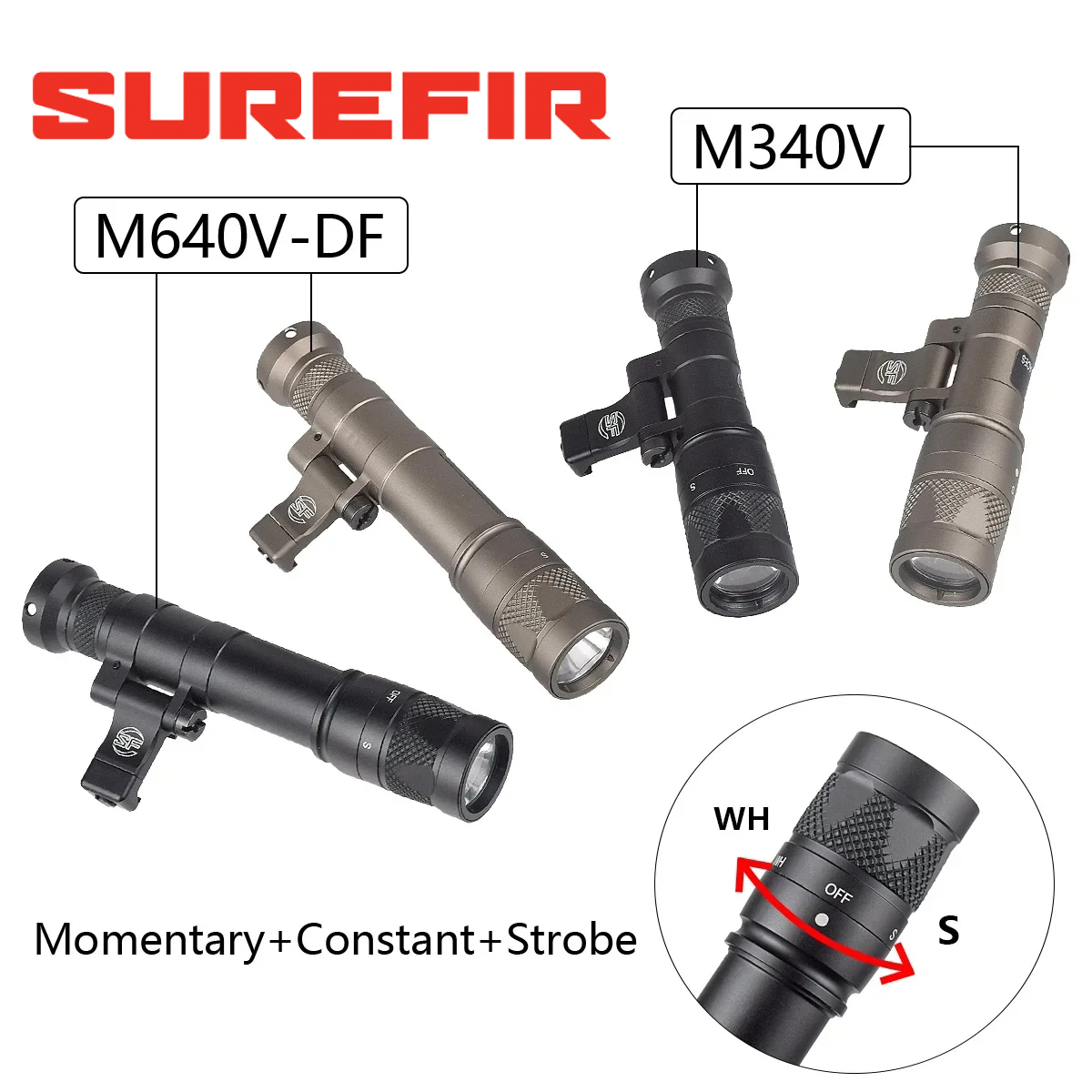 Surefir M600 M340 DF M640 SF 懐 - Hunting And Outdoor Shop のレビューと価格