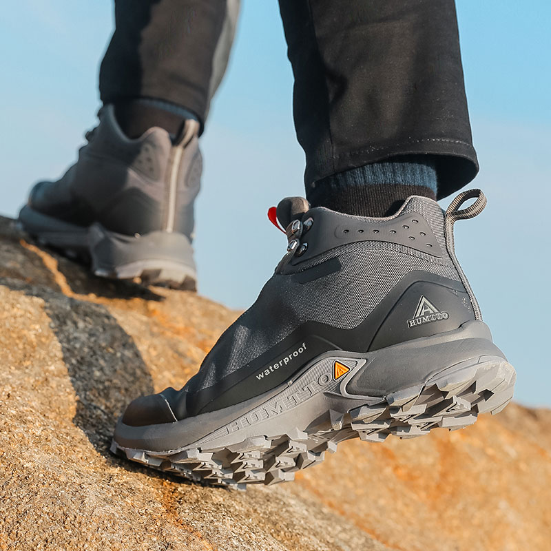 HUMTTO ハイキングシューズ男性アウトドアクライミングキ - Outdoor Hunting Fabric のレビューと価格