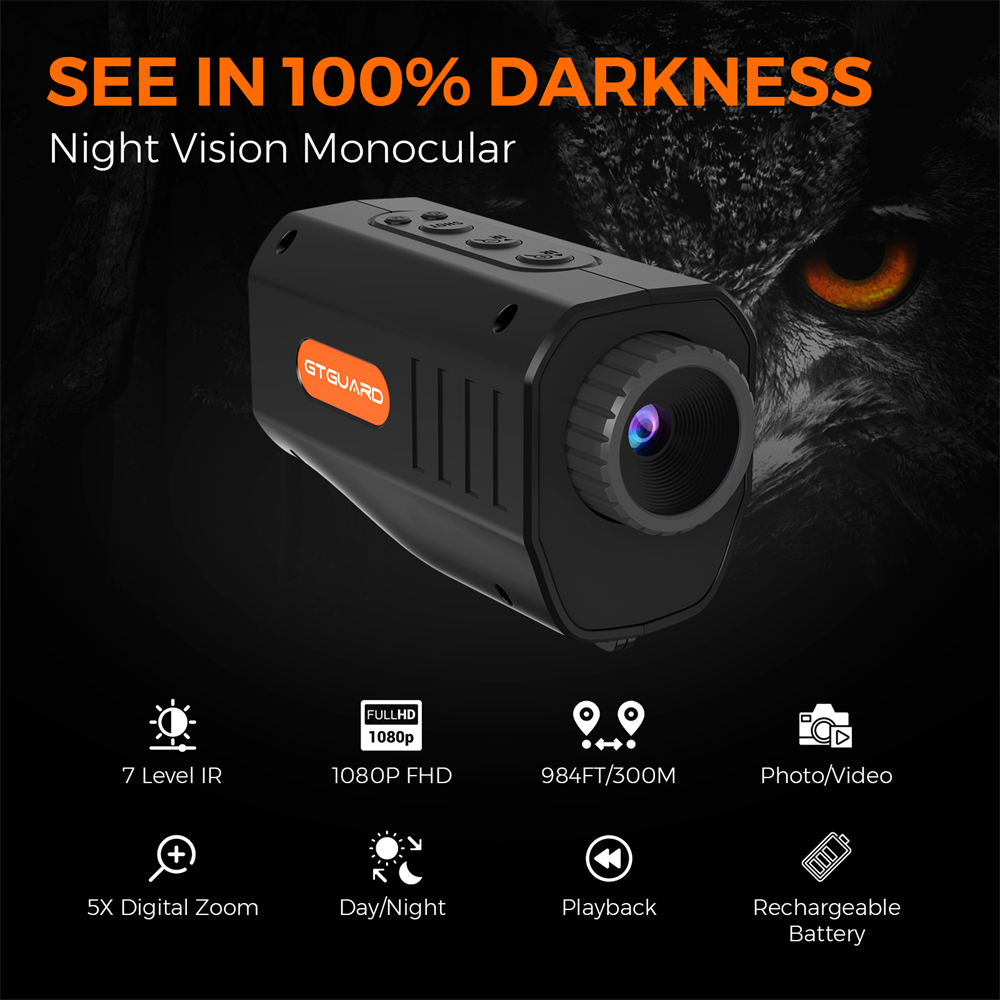 GTGUARD N3 ナイトビジョン単眼鏡ゴーグル 5倍デジ - Outdoor Hunting Videos のレビューと価格